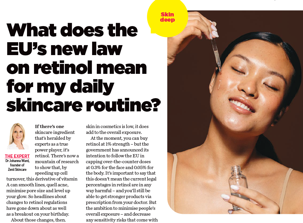 Women's Health: What does the EU’s new law on retinol mean for my daily skincare routine?